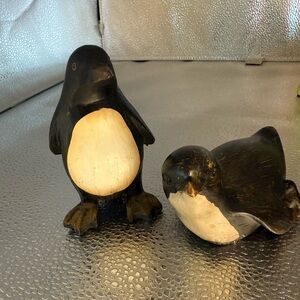 Black and White Penguin Figurines